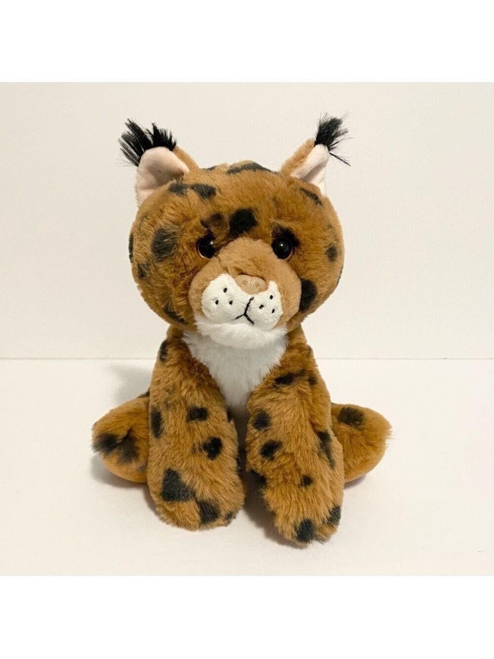 Petting Zoo Lynx Plush Spotted Kitty Cat Stuffed Animal Toy Zoo Figure 8” Toy